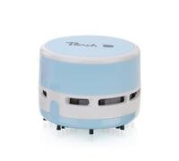 Peach Mini aspirateur PA105 - Fonctionne avec 2 Piles AA - Grande Puissance d'aspiration - Bleu