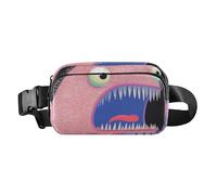 Peach Monster Sac banane pour homme et femme avec sangle réglable pour voyage, gym, travail, Monstre de pêche mignon, 1 size