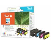 Peach Multi Pack - Pack de 4 - noir, jaune, cyan, magenta