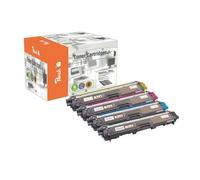Peach Multi Pack - Pack de 4 - noir, jaune, cyan, magenta - compatible - remanufacturé - cartouche de toner (alternative pour : Brother TN242BK, Brother TN246C, Brother TN246M, Brother TN246Y) - pour 