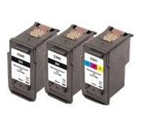 Peach Multi Pack Plus - Pack de 3 - noir, couleur (cyan, magenta, jaune) - compatible - remanufacturé - cartouche d'encre (alternative pour : Canon CL-541, Canon PG-540) - pour Canon PIXMA MG3150, MG3