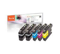 Peach Multi Pack Plus - Pack de 5 - noir, jaune, cyan, magenta - compatible - cartouche d'encre (alternative pour : Brother LC-223BK, Brother LC-223C, Brother LC-223M, Brother LC-223Y) - pour Brother