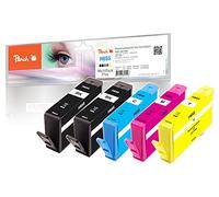 Peach Multipack Plus avec Puce Compatible avec HP No. 655 Series