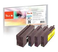 Peach - Pack de 4 - haute capacité - noir, jaune, cyan, magenta - compatible - cartouche d'encre (alternative pour : HP 953XL, HP F6U16AE, HP F6U17AE, HP F6U18AE, HP L0S70AE) - pour HP Officejet Pro 7