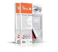 Peach PB100-06A Lot de 200 feuilles de protection transparentes DIN A4 0,18 mm
