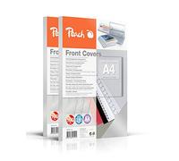Peach PB100-19A Lot de 200 feuilles de protection transparentes DIN A4 0,15 mm