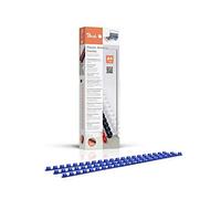 Peach PB406-04 Lot de 100 reliures en plastique Bleu 6 mm 25 feuilles A4