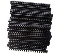 Peach PB422-02 Lot de 50 reliures en plastique Noir Format A4 22 mm 210 feuilles