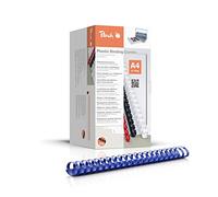 Peach PB444-04 Lot de 50 reliures en plastique Bleu Format A4 44 mm 440 feuilles
