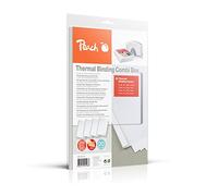 Peach PBT100-14A Lot de 20 chemises à reliure thermique A4 pour 15 à 60 feuilles Blanc Avec album photo pour 15 à 30 photos 10 x 15 cm