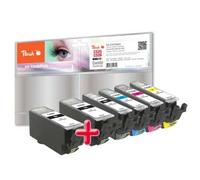 PEACH - PEACH PEACH PESCCLI526SET2 MULTI PACK NERO / CIANO / magenta / GIALLO PESCCLI526SET2 PEACH PI100-141 ALTERNATIVA PAR CANON