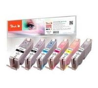 Peach PI100-312 cartouche d'encre Photo noire, Photo cyan, Photo gris, Photo magenta, Jaune photo