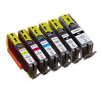 pi100-313 multi pack (noir, jaune, magenta, cyan) compatible cartouches dencre pack of 6