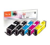 Peach Multipack, XXL compatible avec Canon PGI-580XXL, CLI-581XXL, Encre