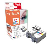 Peach PI100-433 Peach Patrone Canon PGI-35/CLI-36, PEA, Multi-Pack, REM, FW