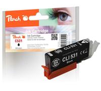 Peach PI100-498 Peach Patrone Canon CLI-531, 6118B001 photo black kompatibel