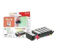 Peach PI100-88 Combi Pack Plus Cartridge with Chip XL-Yield for Canon CLI-521, 2xPGI-520