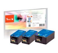 Peach "PI200-587 cartouche d''encre 3 pièce(s) Noir, Cyan, Magenta, Jaune"