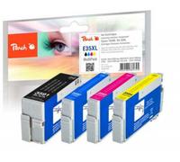 Peach PI200-637 - Encre à base de pigments - noir - cyan - magenta - jaune - Epson - Multi pack - Epson WorkForce Pro WF-4700 Series Epson WorkForce Pro WF-4720 DWF Epson WorkForce... - 4 pièce(s)
