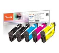 Peach "PI200-862 cartouche d''encre 5 pièce(s) Compatible Rendement élevé (XL) Noir, Cyan, Magenta, Jaune"