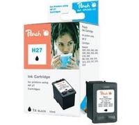 Peach PI300-10 - 21 ml - noir - compatible - cartouche d'encre (alternative pour : HP 27) - pour HP Deskjet 36XX, 56XX; Fax 12XX; Officejet 42XX, 43XX, 56XX, J5508, J5520; psc 12XX, 13XX
