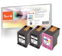 Peach PI300-1046 Peach Patrone HP No.653 MultiPack Plus remanufacturé