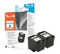 Peach "PI300-655 cartouche d''encre 2 pièce(s) Compatible Noir"