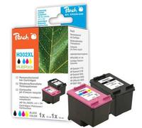 Peach PI300-659 Cartouche Peach HP No.302XL F6U68A+F6U67A compatible