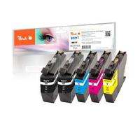 Peach PI500-225 cartouche d'encre 5 pièce(s) Compatible Rendement standard Noir, Cyan, Magenta, Jaune