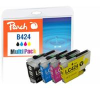 Peach PI500-389 Cartouche Peach Brother LC-424 MultiPack compatible