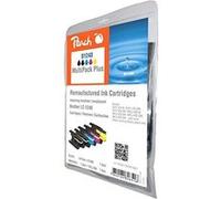 Peach pi500 lot de 129 cartouches dimprimante compatibles avec brother lc 1240