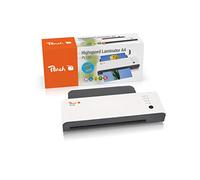 Peach Plastifieuse PL120 - Format A4 - Prêt à l'emploi en 1 Minute - 2 x 125 microns - 600 mm/Min - avec 10 Pochettes de plastification - Permet d'économiser jusqu'à 60% d'énergie - Plastifieuse à