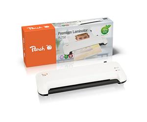 Peach Plastifieuse PL750 DIN A4 | avec 20 films de plastification gratuits | deux fois plus rapide que les autres | laminé plus de 1,5 pages A4 par minute | Convient pour tous les films courants