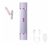 Peach Please 3.0 Dual Head Shaver, Peach Please Razor, 2-in-1 Electric Razor & Bikini Trimmer,Wet & Dry Waterproof Shaver for Bikini, Legs, Underarms & Body Hair Removal (Purple)
