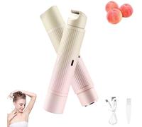 Peach Please Dual Head Electric Razor, 2025 New Peach Please 3.0 Dual Head Shaver, Wet/Dry Womens Electric Shaver for Legs, Painless Hair Removal for Face, Body(2 Pcs Gradient powder)