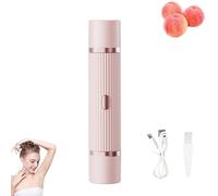 Peach Please Dual Head Electric Razor, 2025 New Peach Please 3.0 Dual Head Shaver, Wet/Dry Womens Electric Shaver for Legs, Painless Hair Removal for Face, Body(Pink)