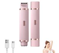 Peach Please Razor, 2 in 1 Wet & Dry Waterproof Electric Bikini Trimmer, 2025 Upgraded Peach Please 3.0 Shaver, for Pubic Hair, Legs, Underarms & Face, Portable Razor for Women (Pink)
