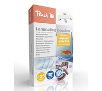 Peach PP525-11 Peach Films de plastification Luggage Tag w. Slot (65x108mm), 125mic