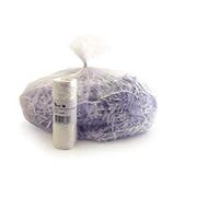 Peach PS100-10 Sacs poubelle pour destructeur de documents | 50 pièces/rouleau | 50 l | Vidage facile et propre du destructeur de documents | Sacs en plastique semi-transparents