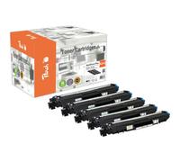 Peach PT1065 Cartouche de toner 5 pièce(s) Compatible Noir, Cyan, Magenta, Jaune