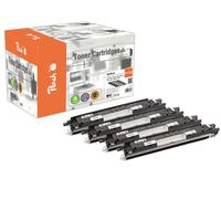 Peach pt438 Laser and Black, Cyan, Magenta, Yellow Laser Toner Cartridge Multi-P