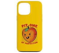 Peach Pun Perfection Funny Fruit Lover Humour Coque pour iPhone 13 Pro Max