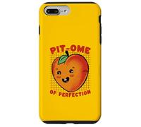 Peach Pun Perfection Funny Fruit Lover Humour Coque pour iPhone 7 Plus/8 Plus