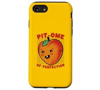 Peach Pun Perfection Funny Fruit Lover Humour Coque pour iPhone SE (2020) / 7/8