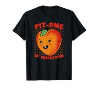 Peach Pun Perfection Funny Fruit Lover Humour T-Shirt