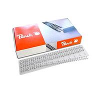 Peach PW127-01 Lot de 100 peignes de reliure métallique Argenté 12 mm 3:1" 34 boucles A4
