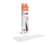 Peach Reliure en plastique Contenu : 25 pièces 12mm Weiß