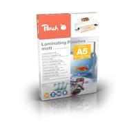Peach S-PP525-30 Lot de 100 pochettes de plastification anti-reflets A5 125 microns Mat