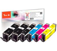 Peach Saving Pack Plus Ink cartridges, Compatible with Canon PGI-550, CLI-551