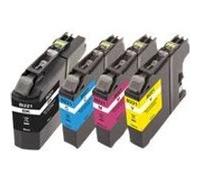 Peach Spar Pack - Pack de 4 - noir, jaune, cyan, magenta - compatible - cartouche d'encre - pour Brother DCP-J562DW, MFC-J480DW, MFC-J680DW, MFC-J880DW G